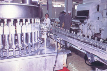 1981: מכונה למילוי חלב מעוקר במחלבת טנא נגה.